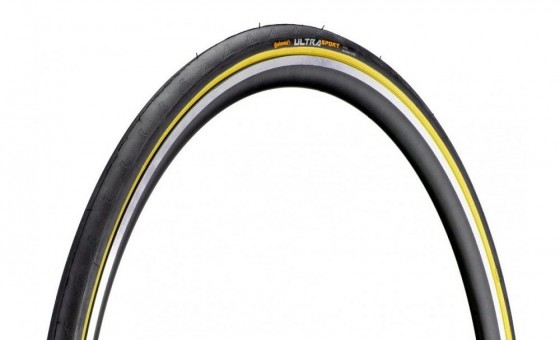 Покрышка Continental Ultra Sport2 622x23 Perf черно/желтая Foldable