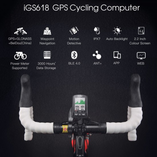 Велокомпьютер iGPSport iGS618