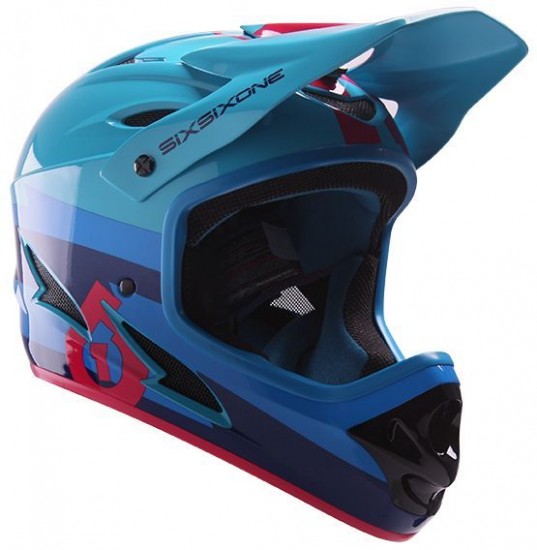 Шлем фулл 661 Comp Bolt Helmet Red/Blue (full face)