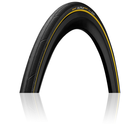Покрышка Continental Ultra Sport3 622x25 черно/желтая Foldable