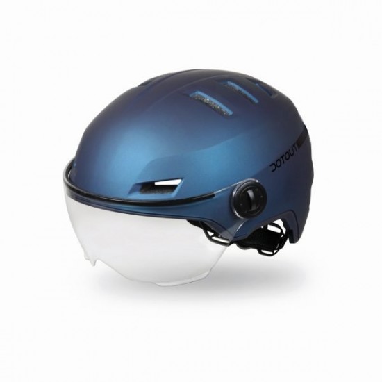 Шлем DotOut Downtown lens visor matt blue