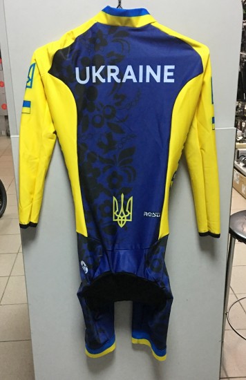 Комбинезон Ukraine c рукавами, флис, розм S