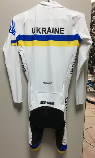 Комбинезон Ukraine с рукавами, белый, розм L