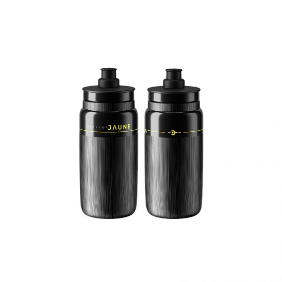 Фляга ELITE FLY TEX Maillot Jaune черная 550 мл