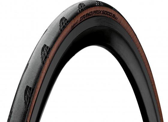 Покришка Continental Grand Prix 5000S TR 622х25  (tubeless) Foldable чорно/коричнева