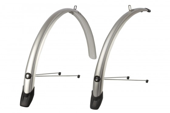 Комплект крил Polisport Towny 28" (51 мм), срібло