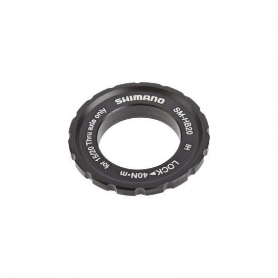 Стопорное кольцо Shimano LOCK RING, SM-HB20, для оси 12/15/20мм THRU AXLE (OEM)