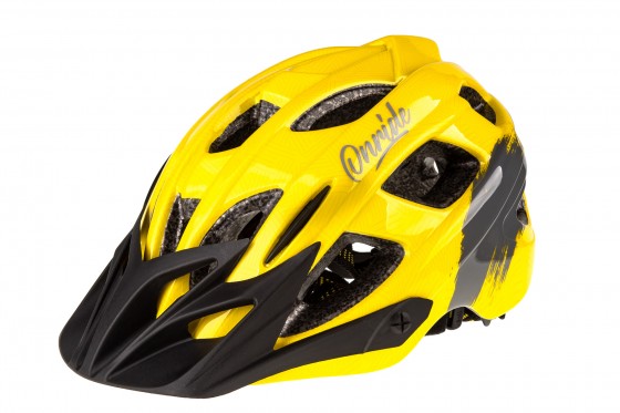Шолом ONRIDE Rider дитячий жовтий/сірий S (48-52 см)