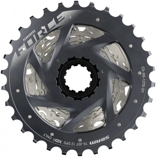 Касета SRAM Force XG-1270 D1 Silver 12 Speed 10-30T XDR