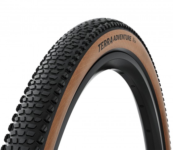Покришка Continental Terra Adventure 700x50C TR чорно-коричнева