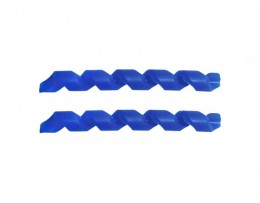 Защита рамы Quaxar Spiral синяя