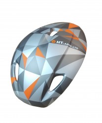 Накладка на шлем DotOut HT LTD для Kabrio shiny orange-matt grey-matt orange