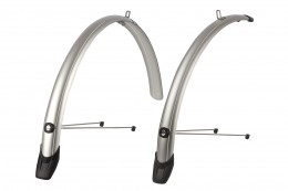 Комплект крил Polisport Towny 26"/51 мм набір срібло