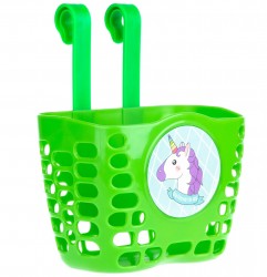 Кошик дитячий на кермо ONRIDE Pony Mini зелений для велосипедів 12-14"