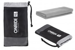 Рушник з мікрофібри ONRIDE Wipe 5 сірий (100х50) у чохлі